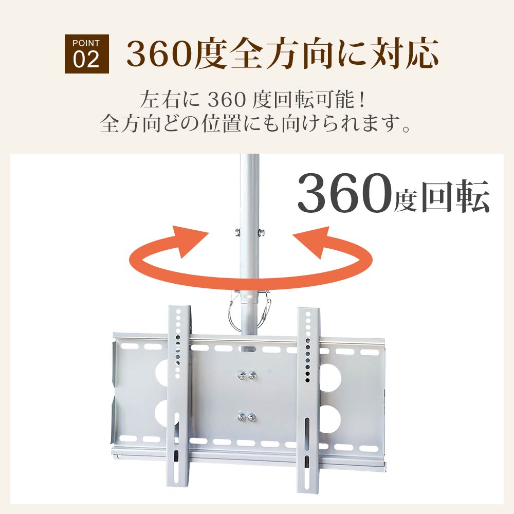 360度全方向に対応