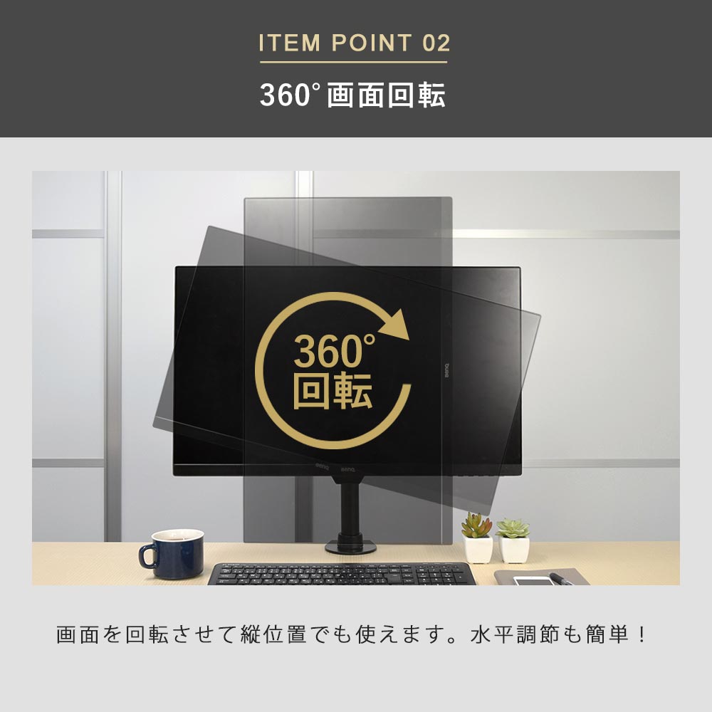 360度回転