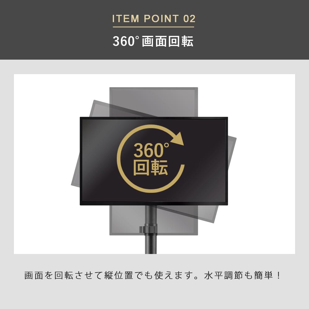 360度回転