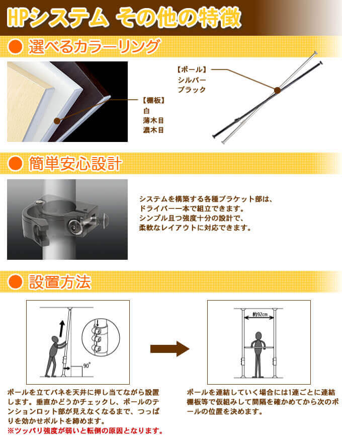 HPシステムその他の特徴